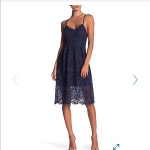 Astr the lable lace a line mini dress